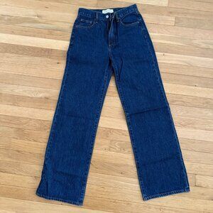 Aritzia Denim Forum Farrah Jeans in Midnight Bleu, Size 25
